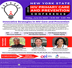 Register NOW! The 2023 New York State HIV Primary Care and Prevention Conference